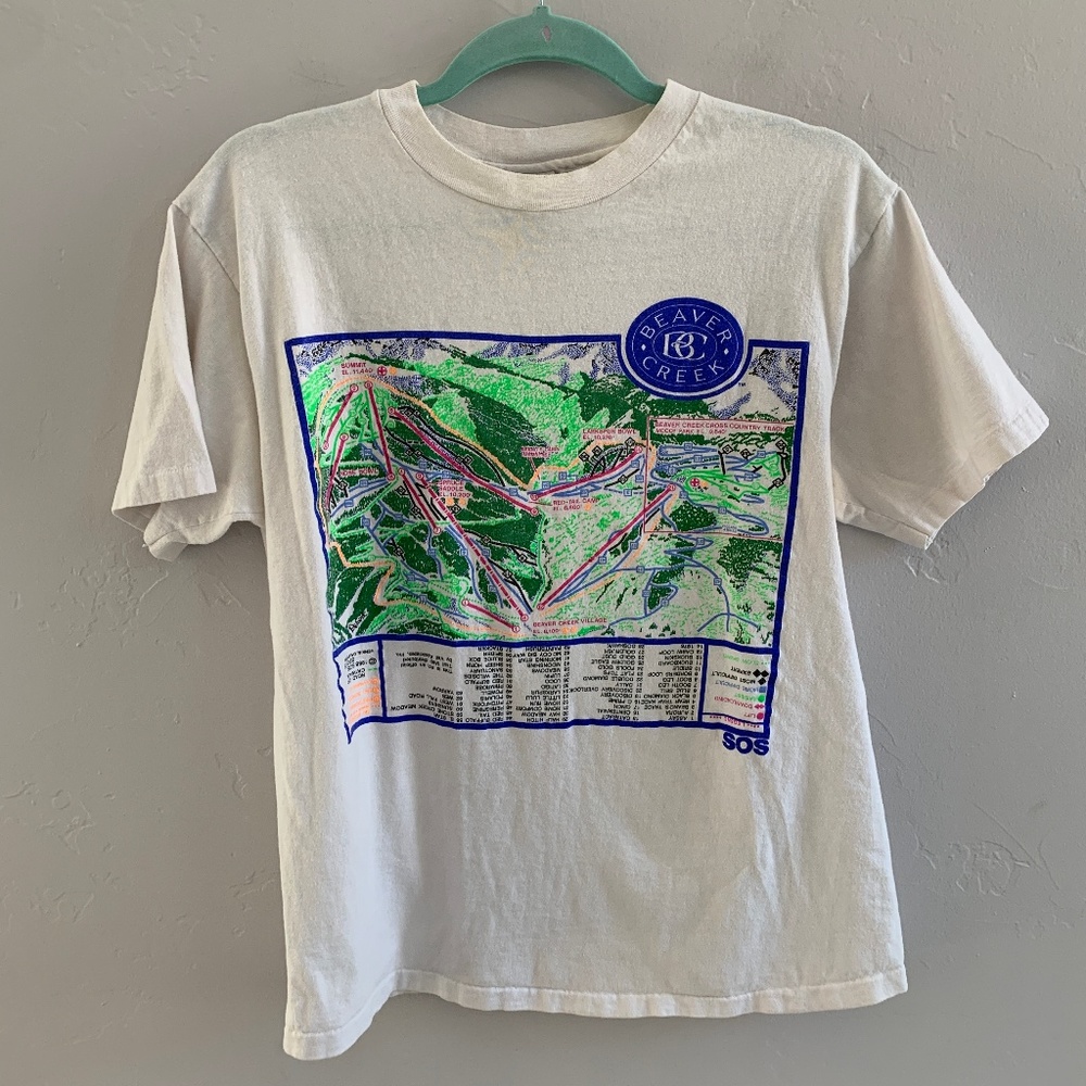 Vintage Beaver Creek Colorado Ski Area Tee Shirt L